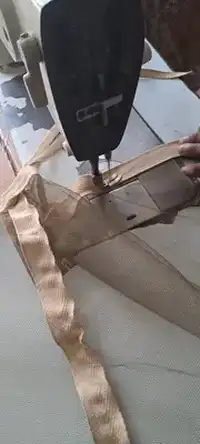 Double stitching on wholesale mosquito net — quality check