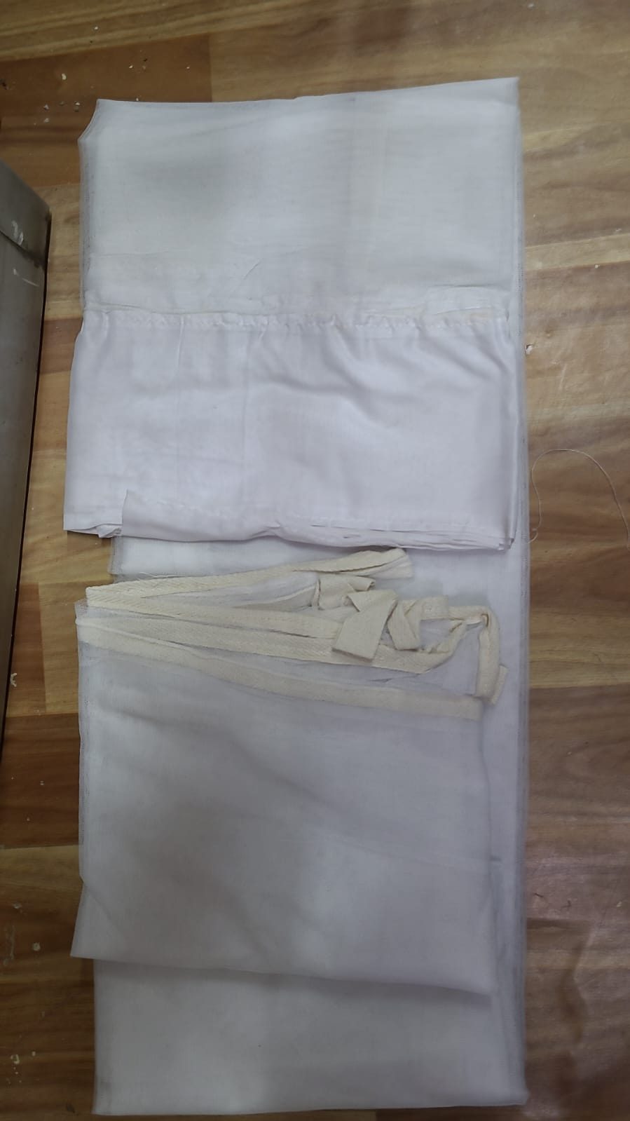 Tejas white bed mosquito net — coming soon